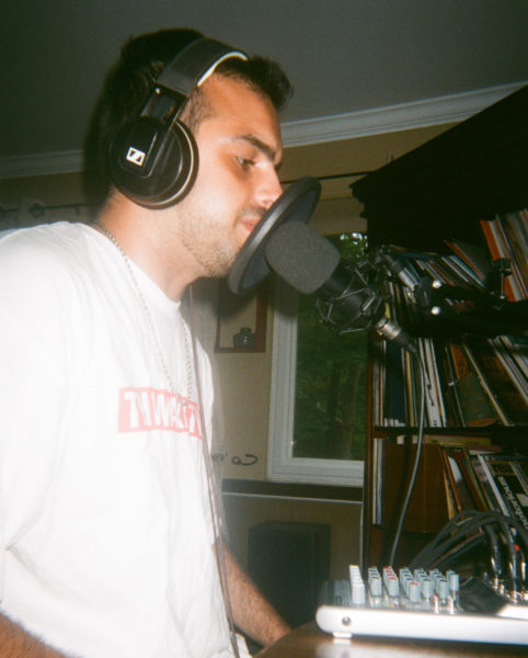 Sam Hadelman in home studio