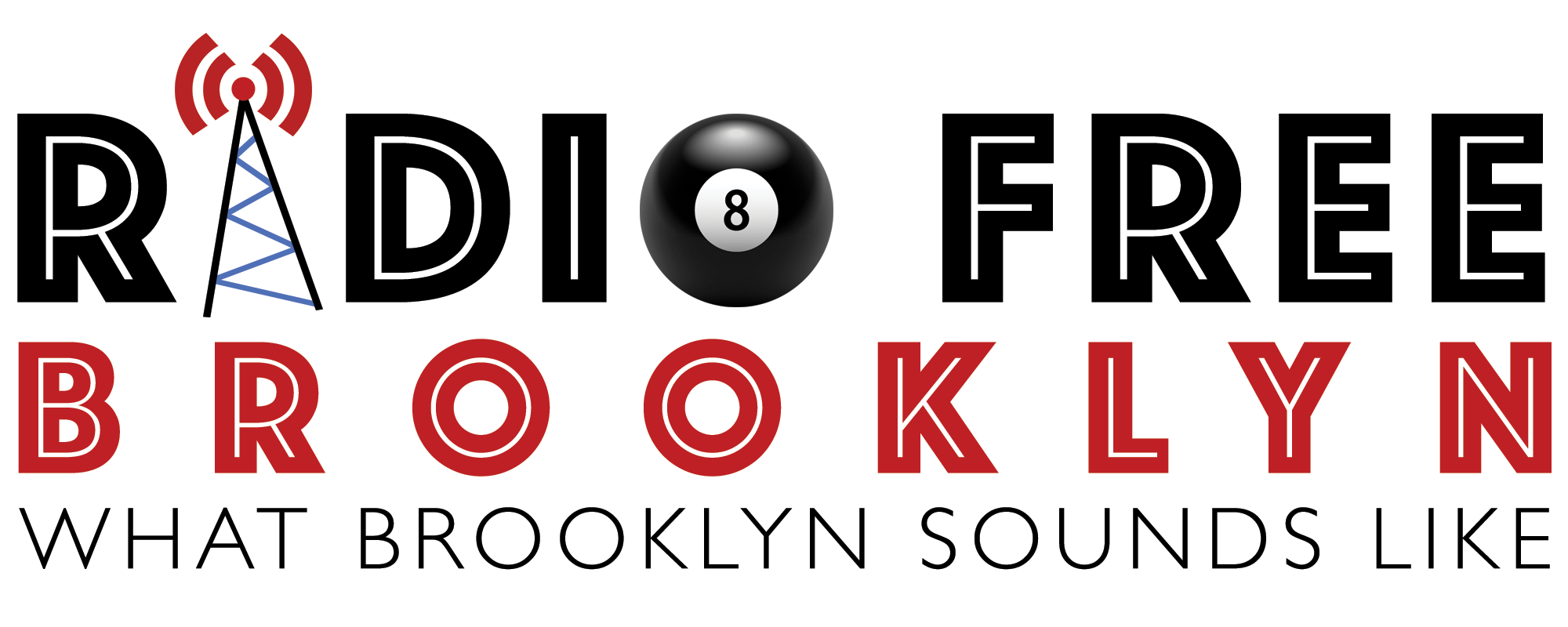 Radio Free Brooklyn 8th Anniversary Logo
