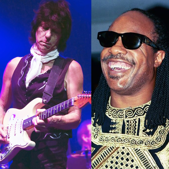 Jeff Beck and Stevie Wonder