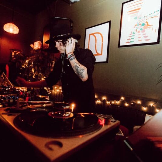 Cat Casual performing a DJ set